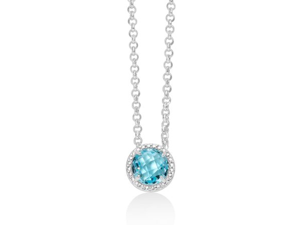 Miluna Collana Gemma Del Cielo rotonda CLD4362